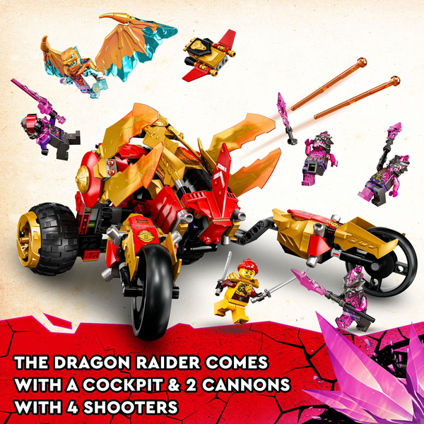Lego Ninjago Kais Gold Dragon Raider 71773