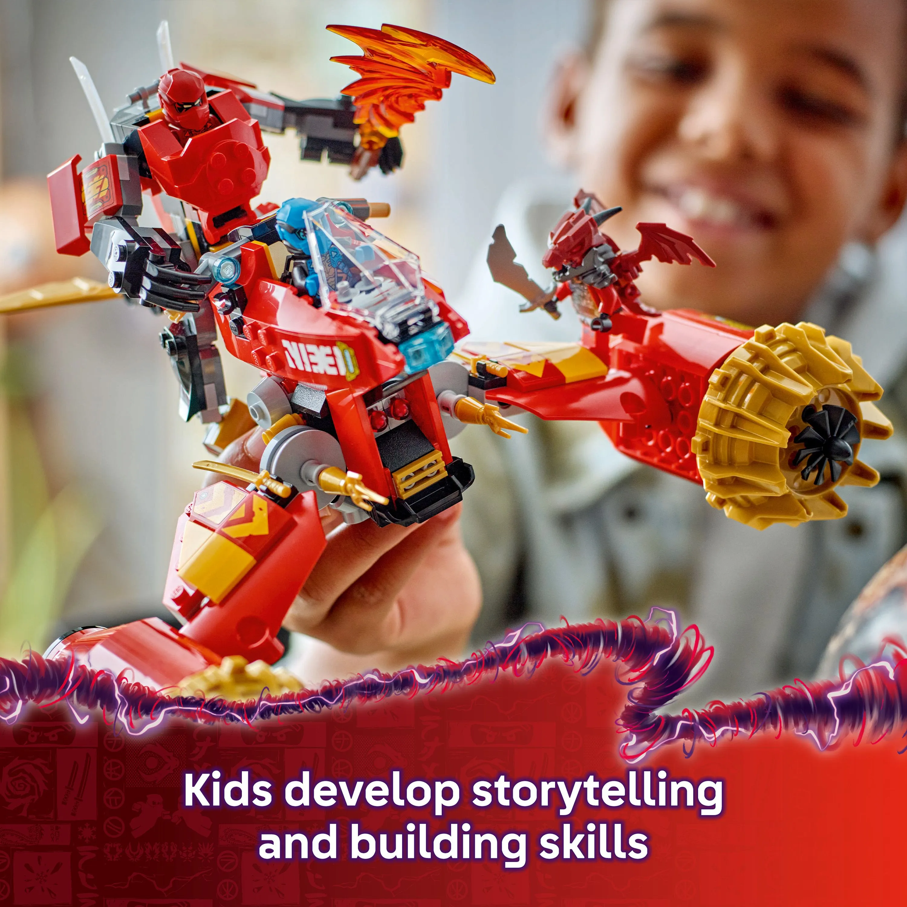 LEGO NINJAGO Kai's Storm Rider Robo-Bot 71830