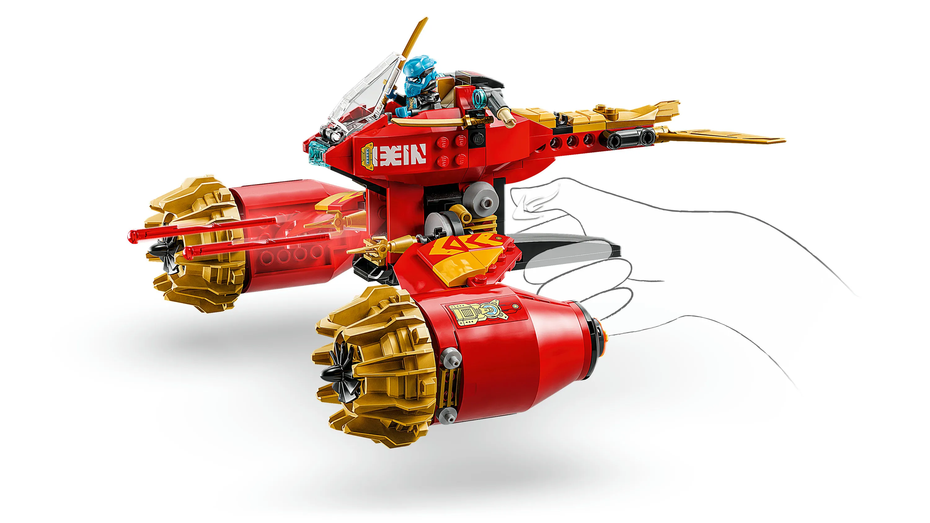 LEGO NINJAGO Kai's Storm Rider Robo-Bot 71830