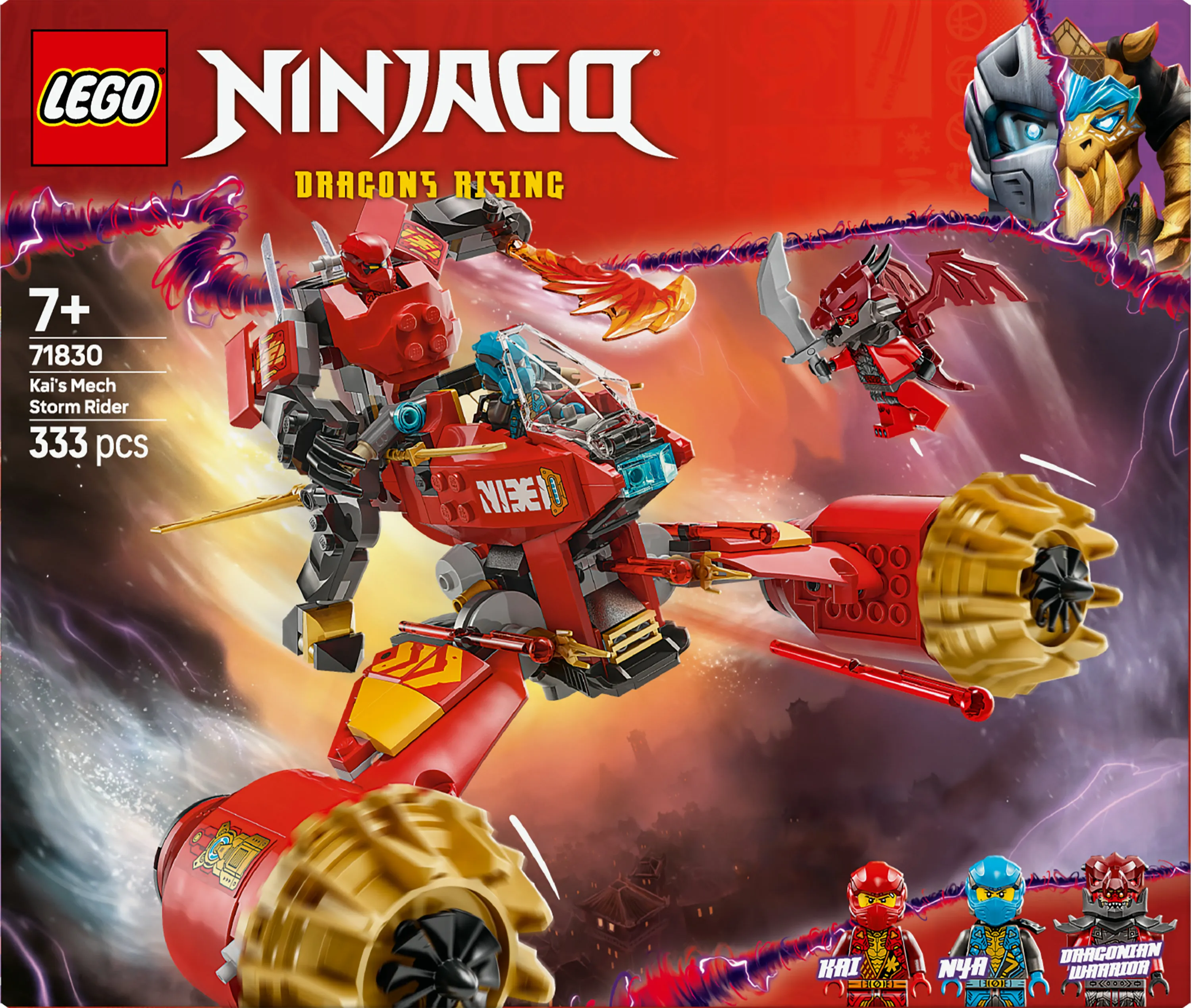 LEGO NINJAGO Kai's Storm Rider Robo-Bot 71830