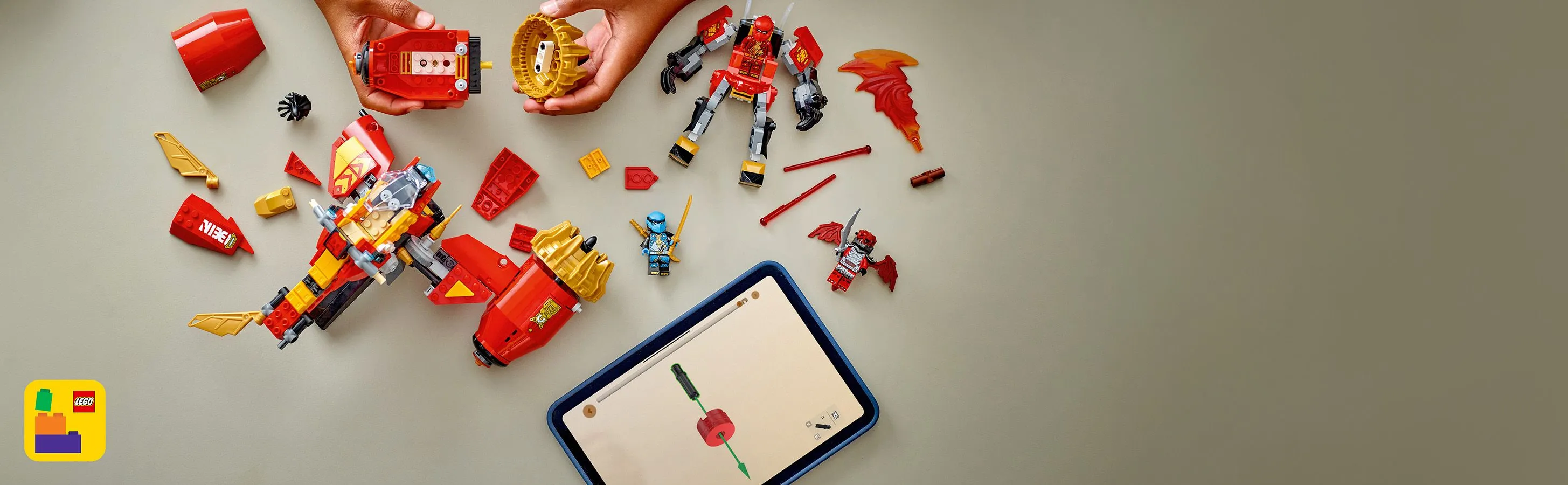 LEGO NINJAGO Kai's Storm Rider Robo-Bot 71830