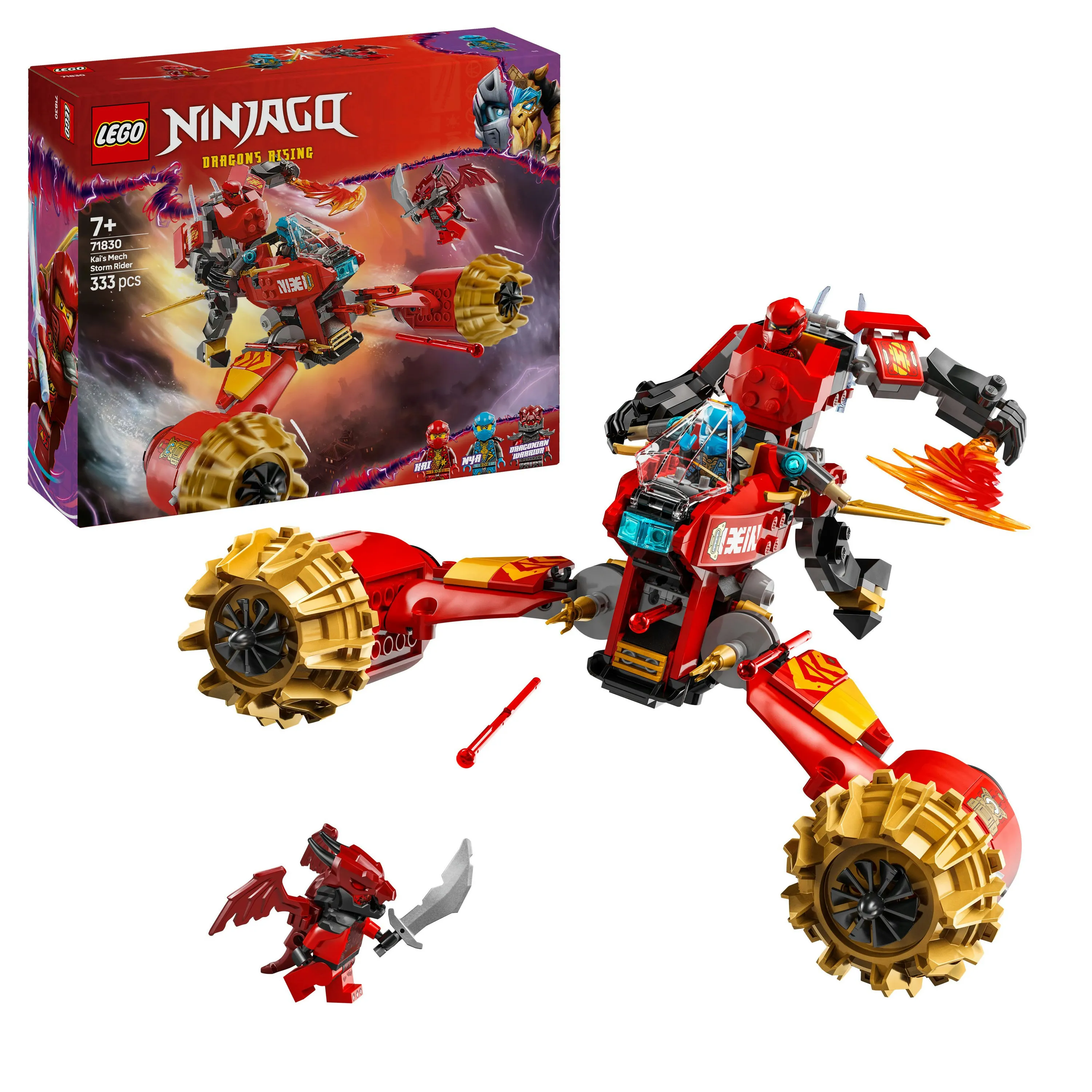 LEGO NINJAGO Kai's Storm Rider Robo-Bot 71830
