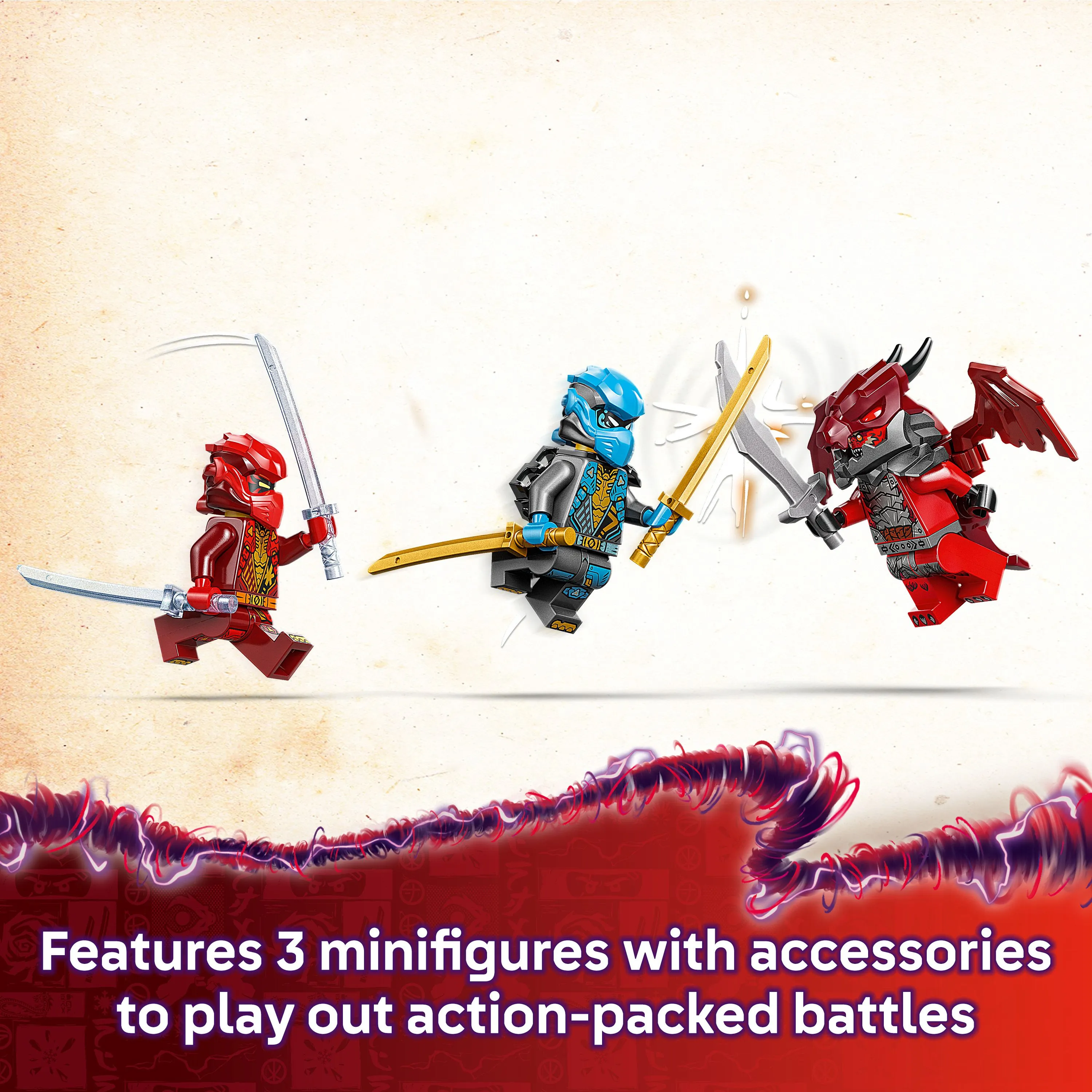 LEGO NINJAGO Kai's Storm Rider Robo-Bot 71830