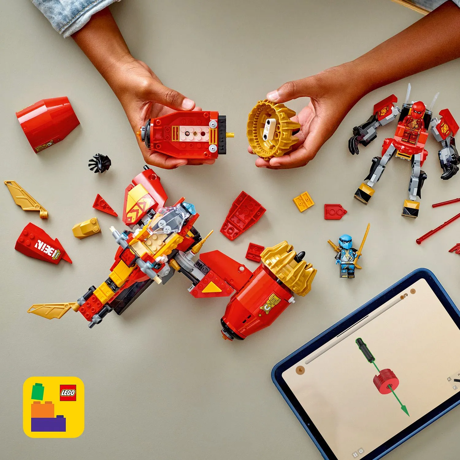 LEGO NINJAGO Kai's Storm Rider Robo-Bot 71830