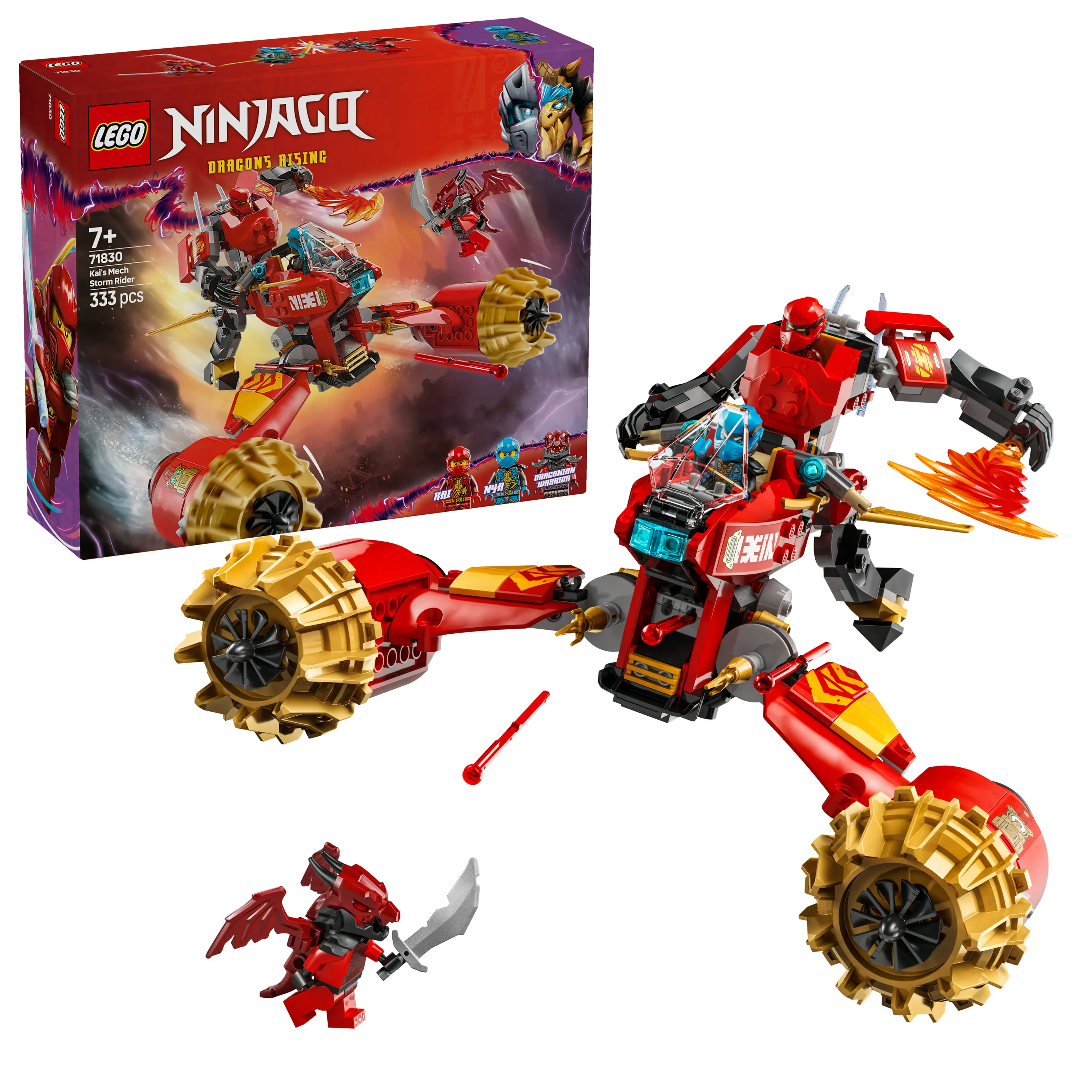 LEGO NINJAGO Kai's Storm Rider Robo-Bot 71830