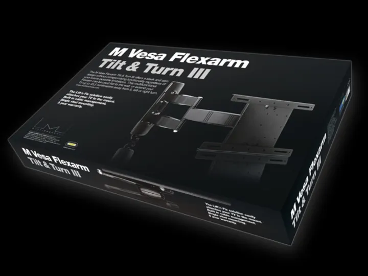 MB TILT&amp;TURN III 25KG VESA 100-400 BL