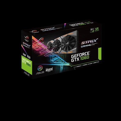 Asus Strix GeForce GTX 1060 A6G Gaming 6GB - Grafikkort