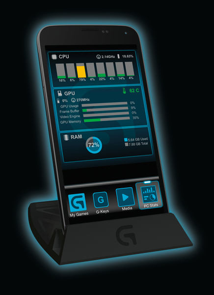 Logitech G410 Atlas Spectrum - N&auml;pp&auml;imist&ouml; - taustavalaistu - USB - key switch: Romer-G