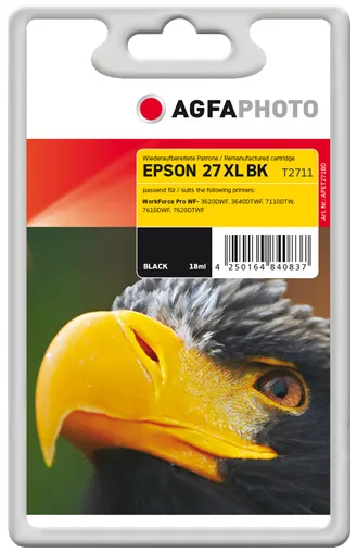 AgfaPhoto 27 XL T2711 -mustekasetti, musta