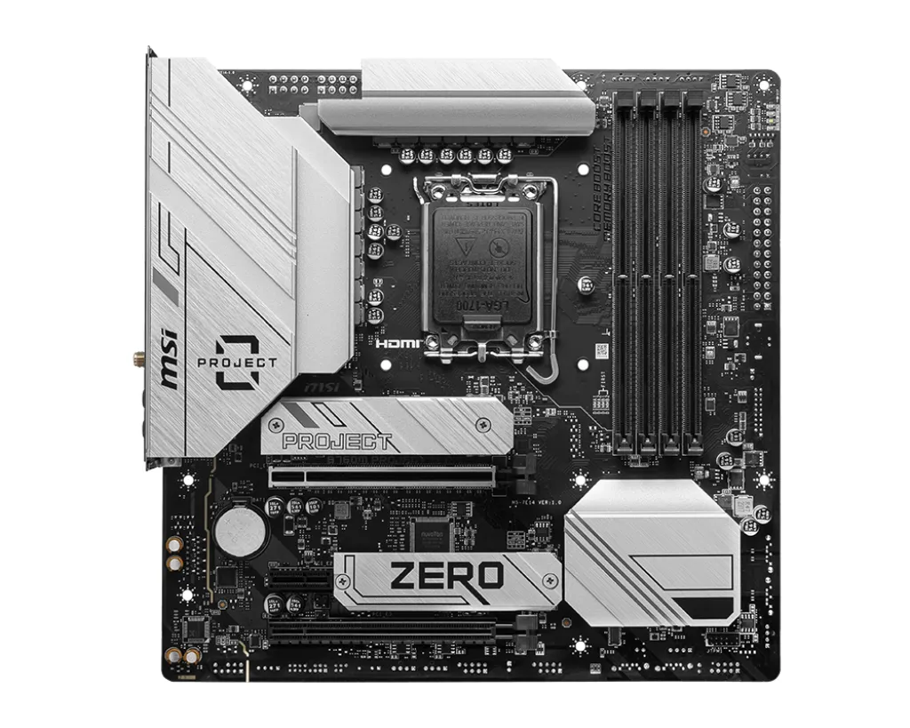 MSI B760M PROJECT ZERO mATX - moderkort