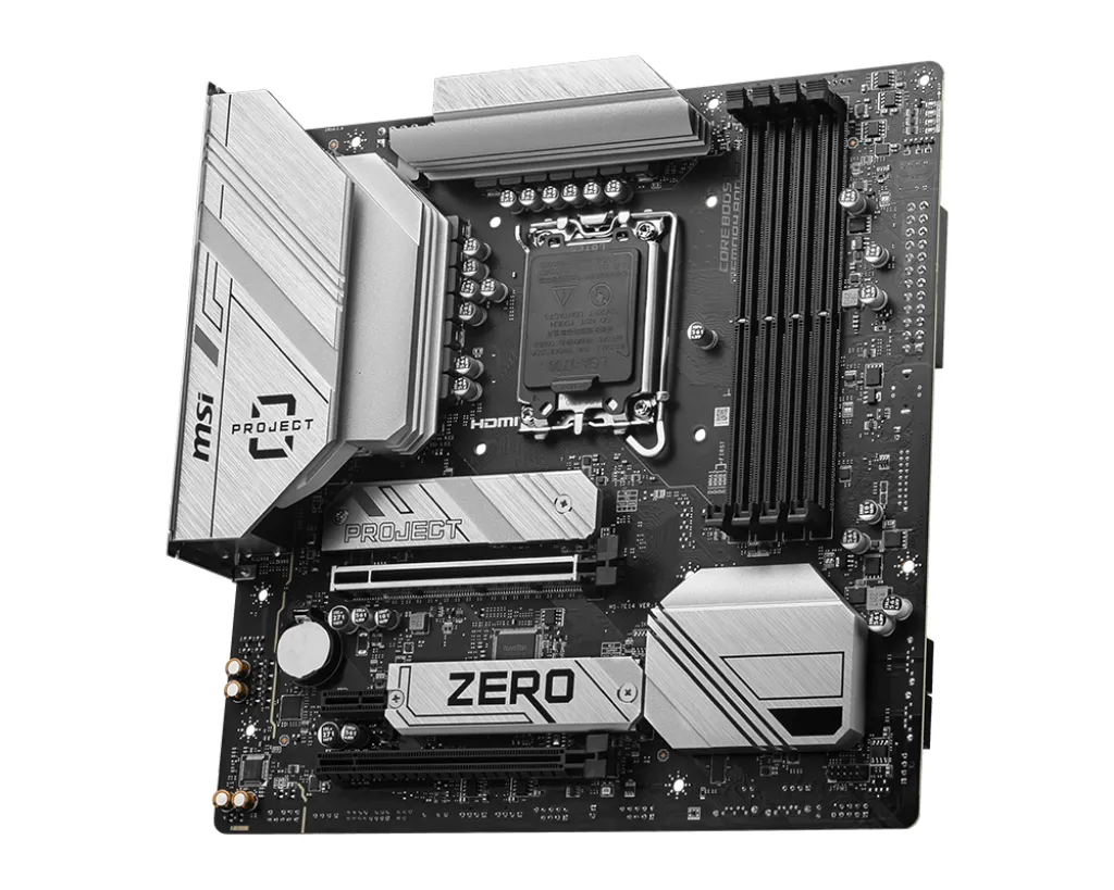 MSI B760M PROJECT ZERO mATX - moderkort