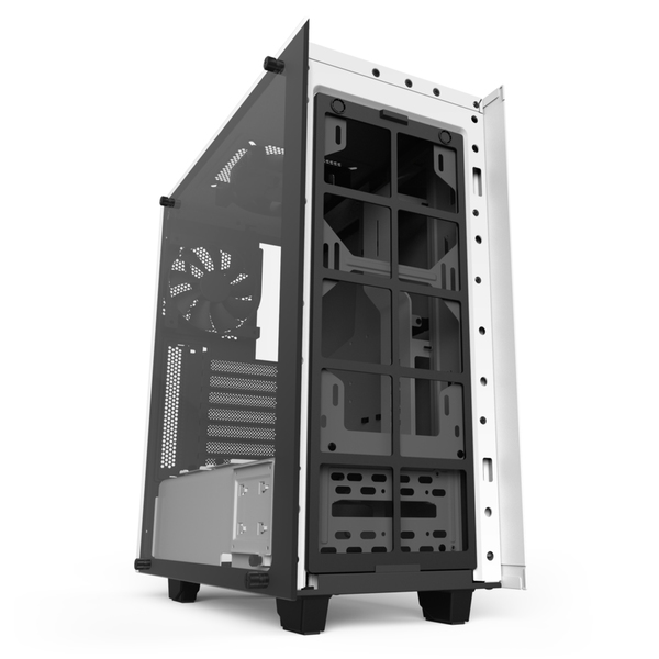 NZXT S340 - Elite - Matte White Midi Tower