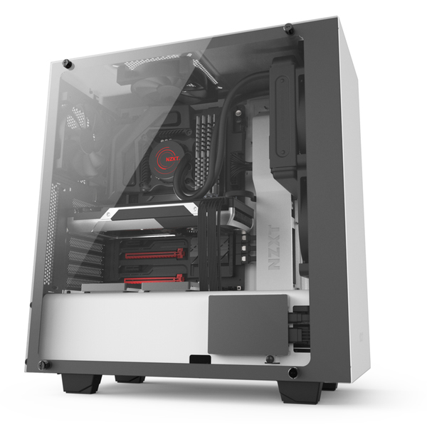 NZXT S340 - Elite - Matte White Midi Tower