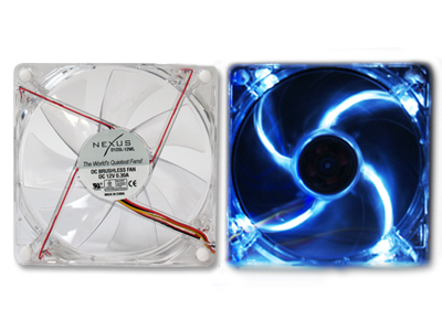 NEXUS CASE FAN 120MM WHITE LED 18DBA