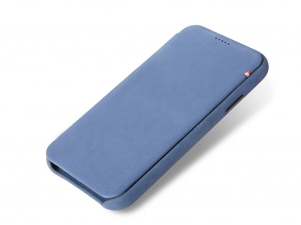 Decoded - Slim Leather Wallet Case for iPhone Xs Blue