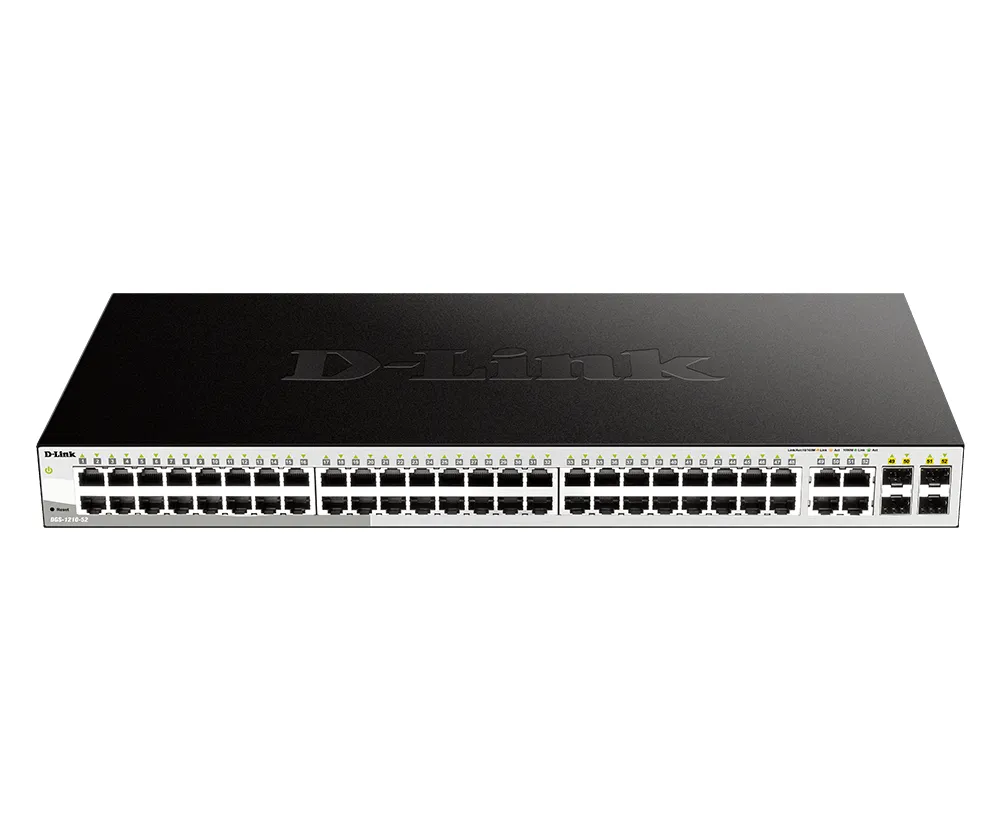 D-Link 48x 10/100/1000 Base-T ports with 4 x 1000Base-T /SFP ports