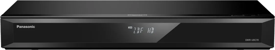 Panasonic 4K UHD -Blu-ray -soitin ja 500 Gt HD-digiboksi (2 x DVB-C HD, 2 x DVB-T2)