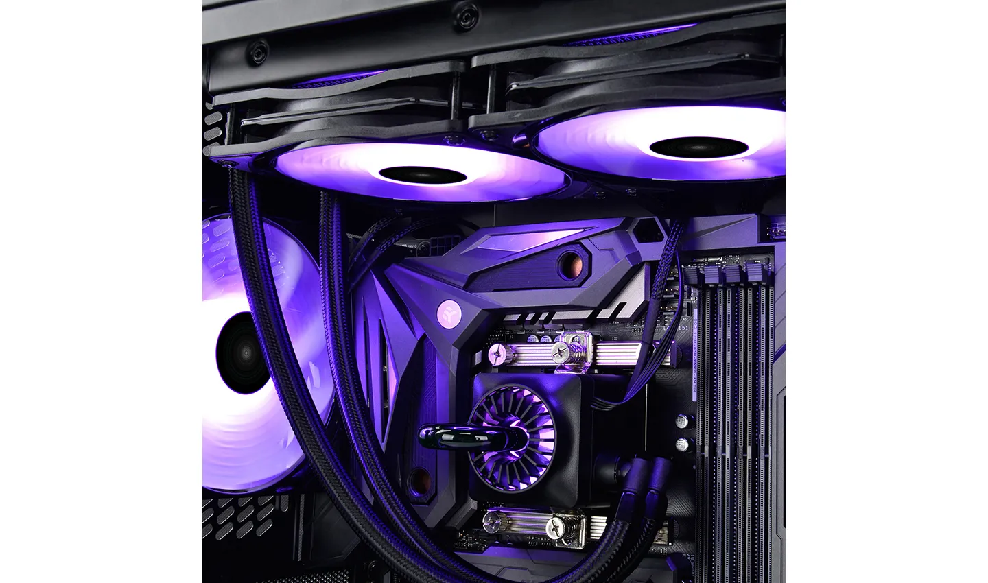 Deepcool RF RGB, 120mm - case fan, black, 3pcs