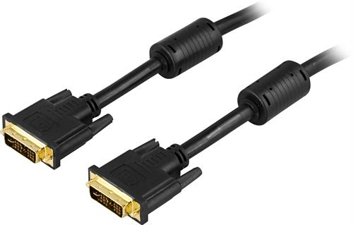 DVI monitorikaapeli Single Link, DVI-I u u, 3m