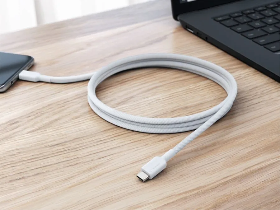 Alogic Elements Pro USB-C &ndash; USB-C - cable, 2 m, White