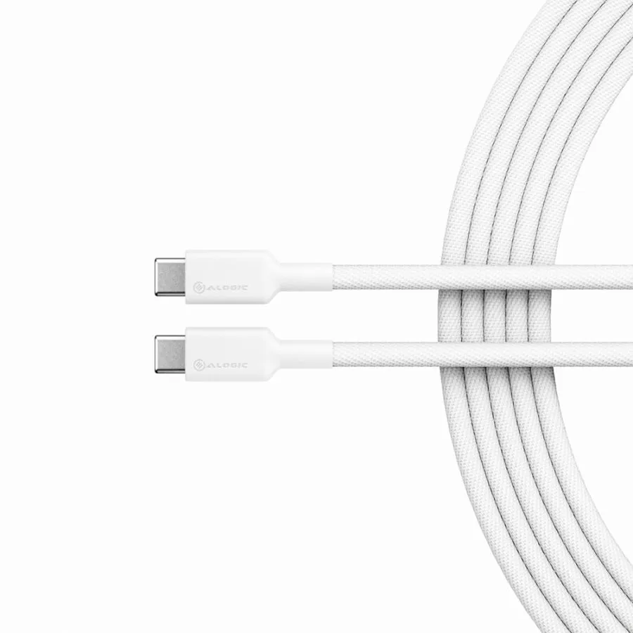 Alogic Elements Pro USB-C &ndash; USB-C - cable, 2 m, White