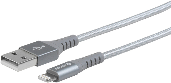 Lightning Cable MFI 2m Grey