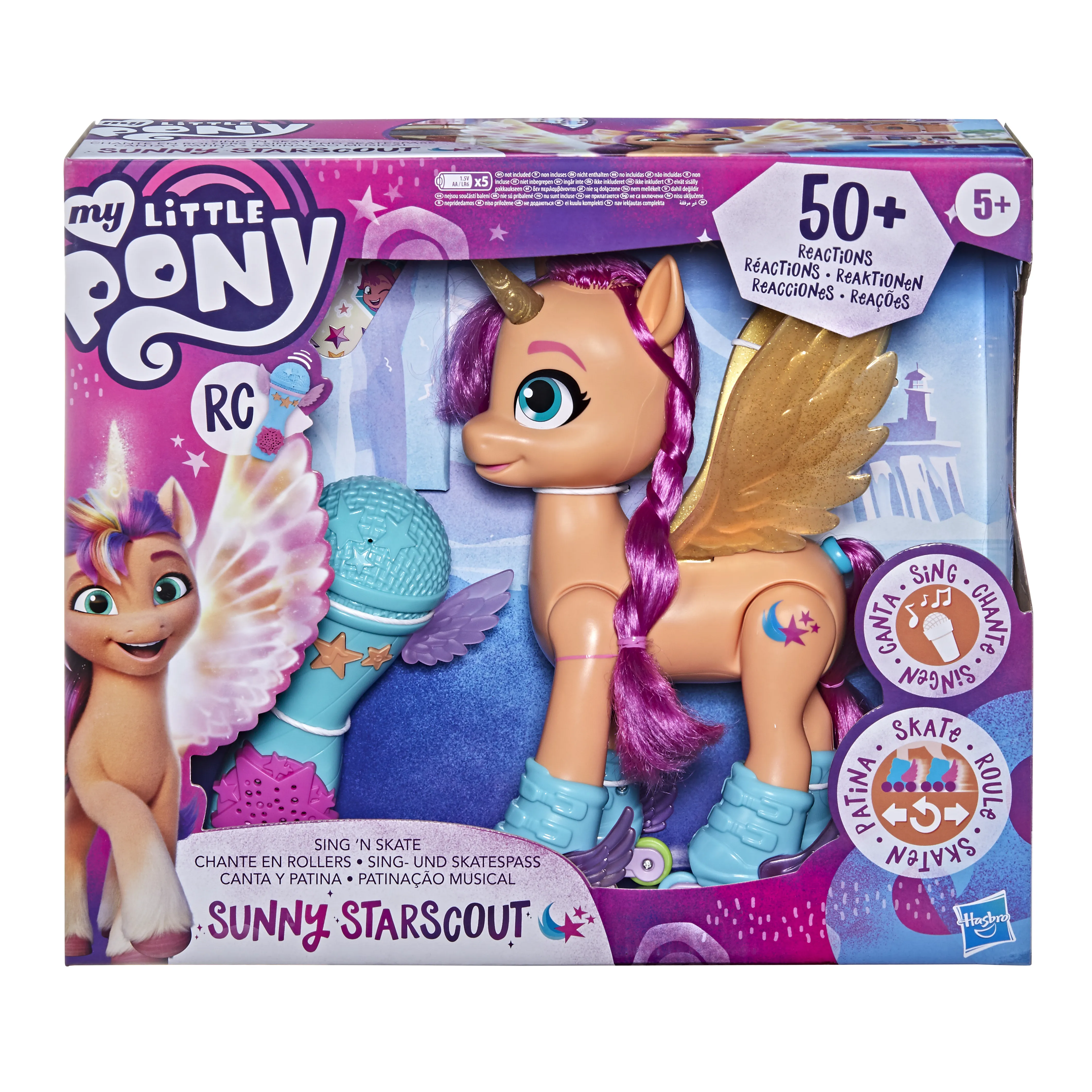 Hasbro My Little Pony: A New Generation Sing-and-Skate Sunny Starscout Toy Figure