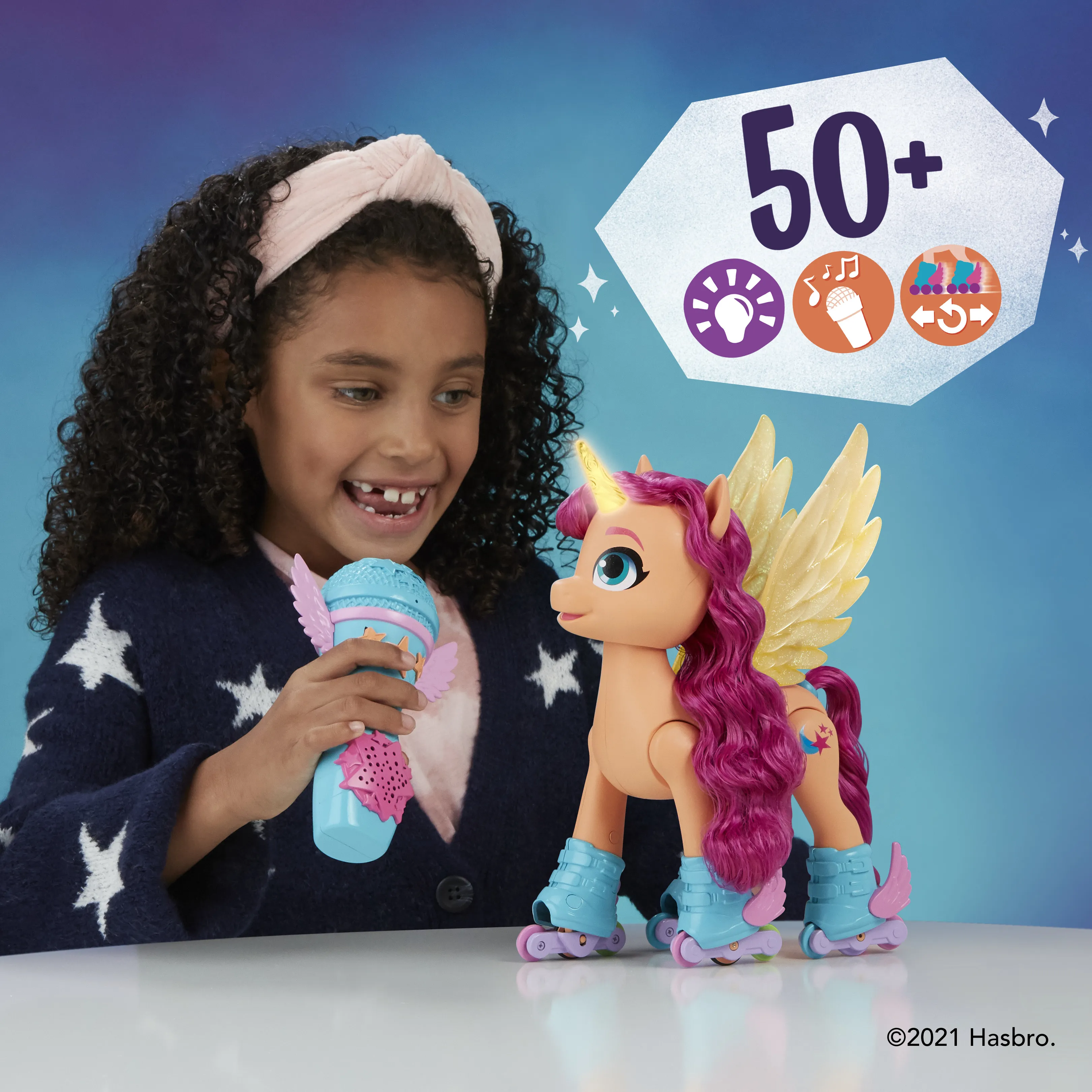 Hasbro My Little Pony: A New Generation Sing-and-Skate Sunny Starscout Toy Figure