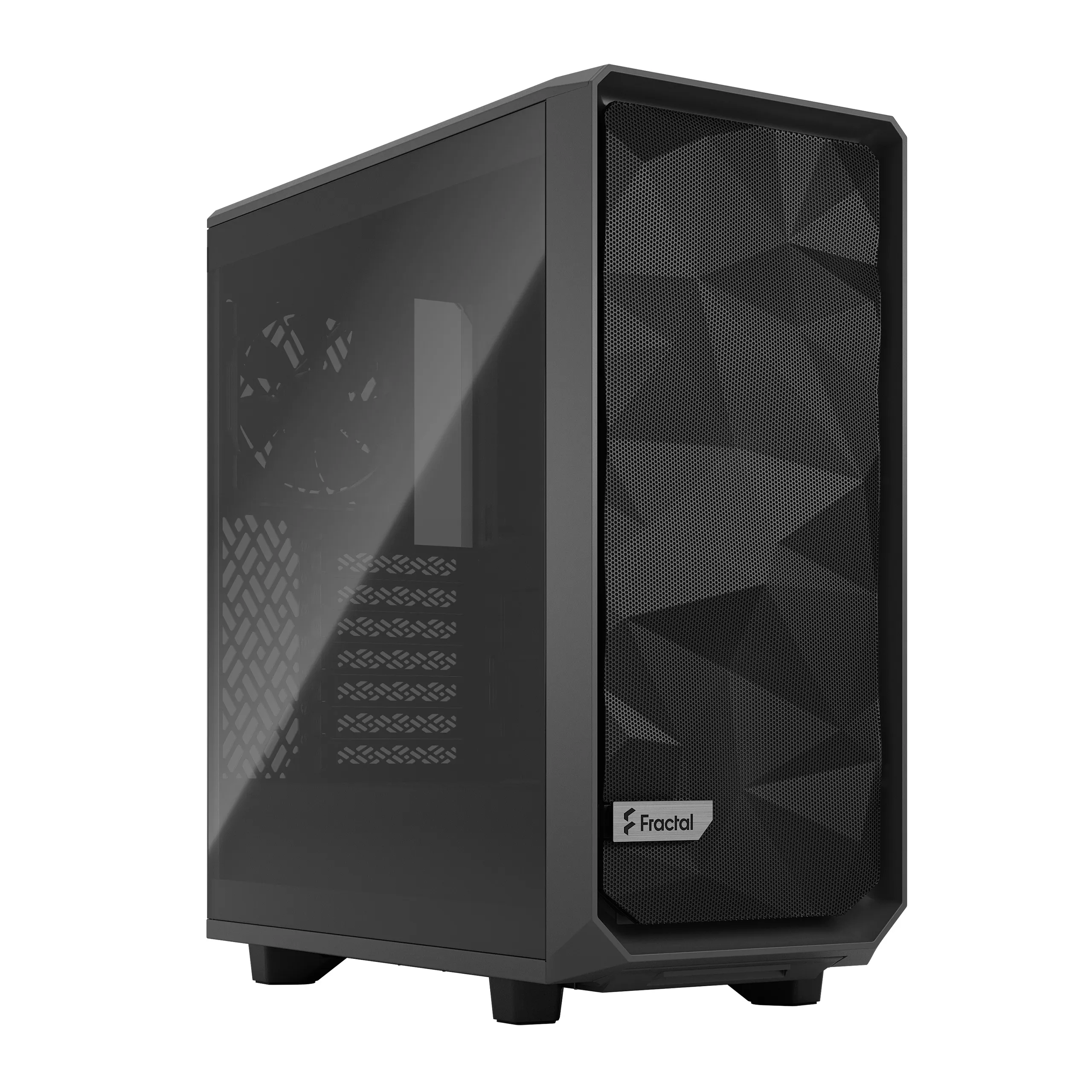 Fractal Design Meshify 2 Compact - Mid Tower case with window, Gray / Light Tint