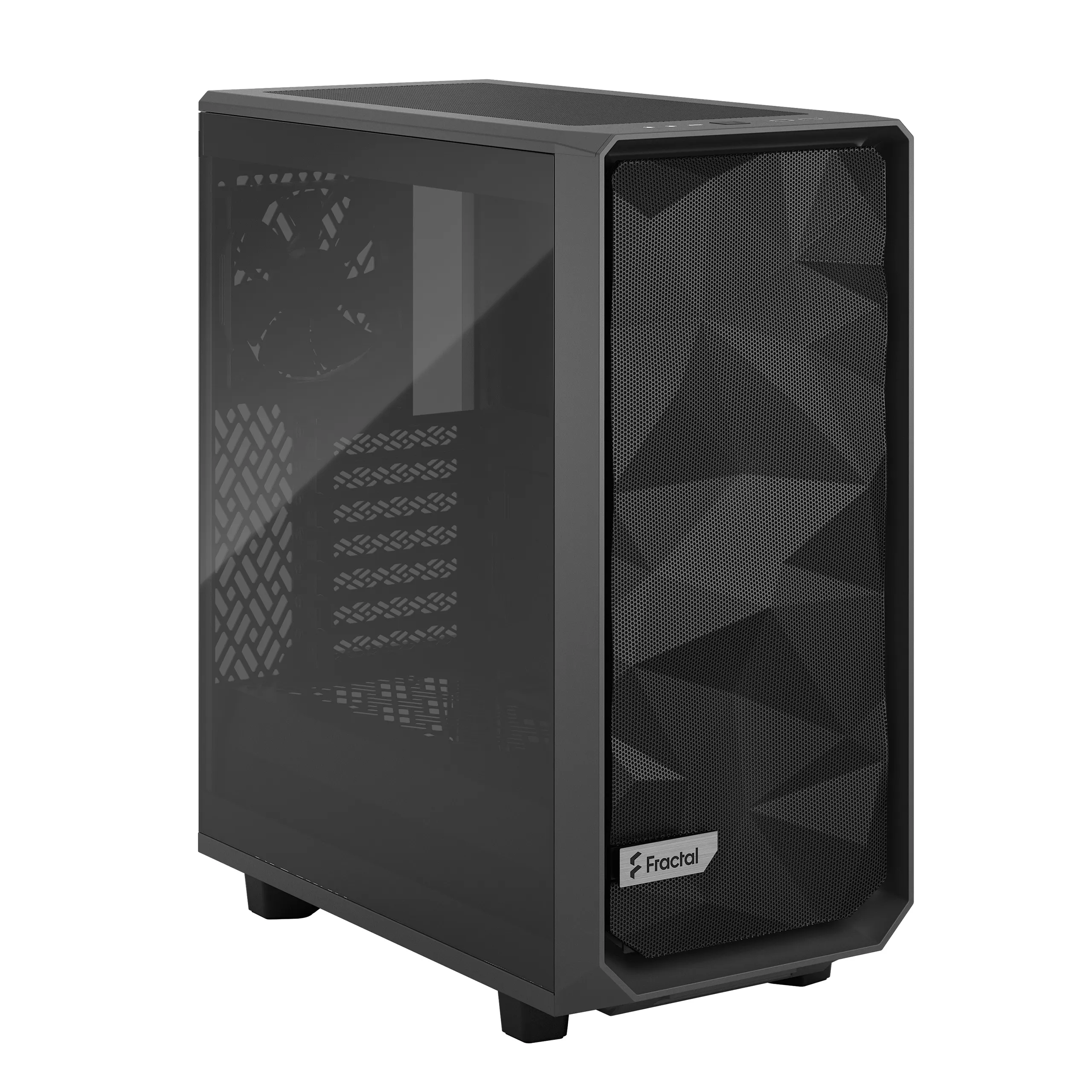 Fractal Design Meshify 2 Compact - Mid Tower case with window, Gray / Light Tint