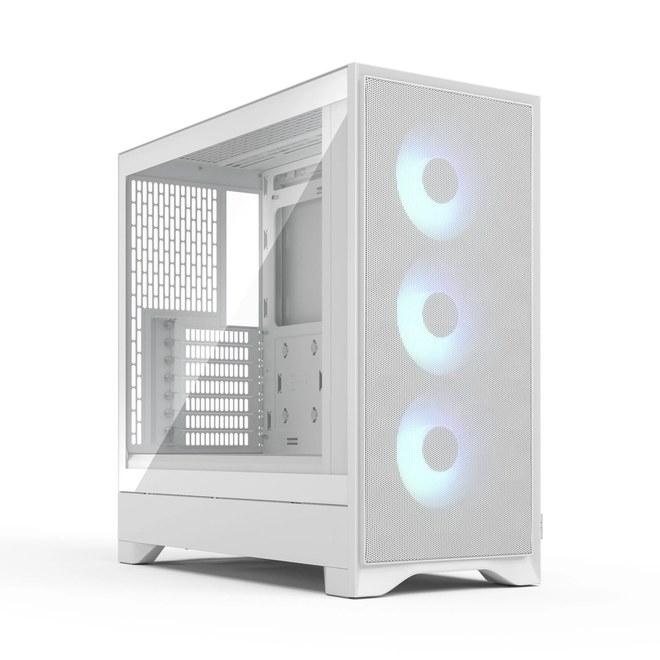 Fractal Design Pop 2 Air Midi-Tower Case with RGB lighting and window, White