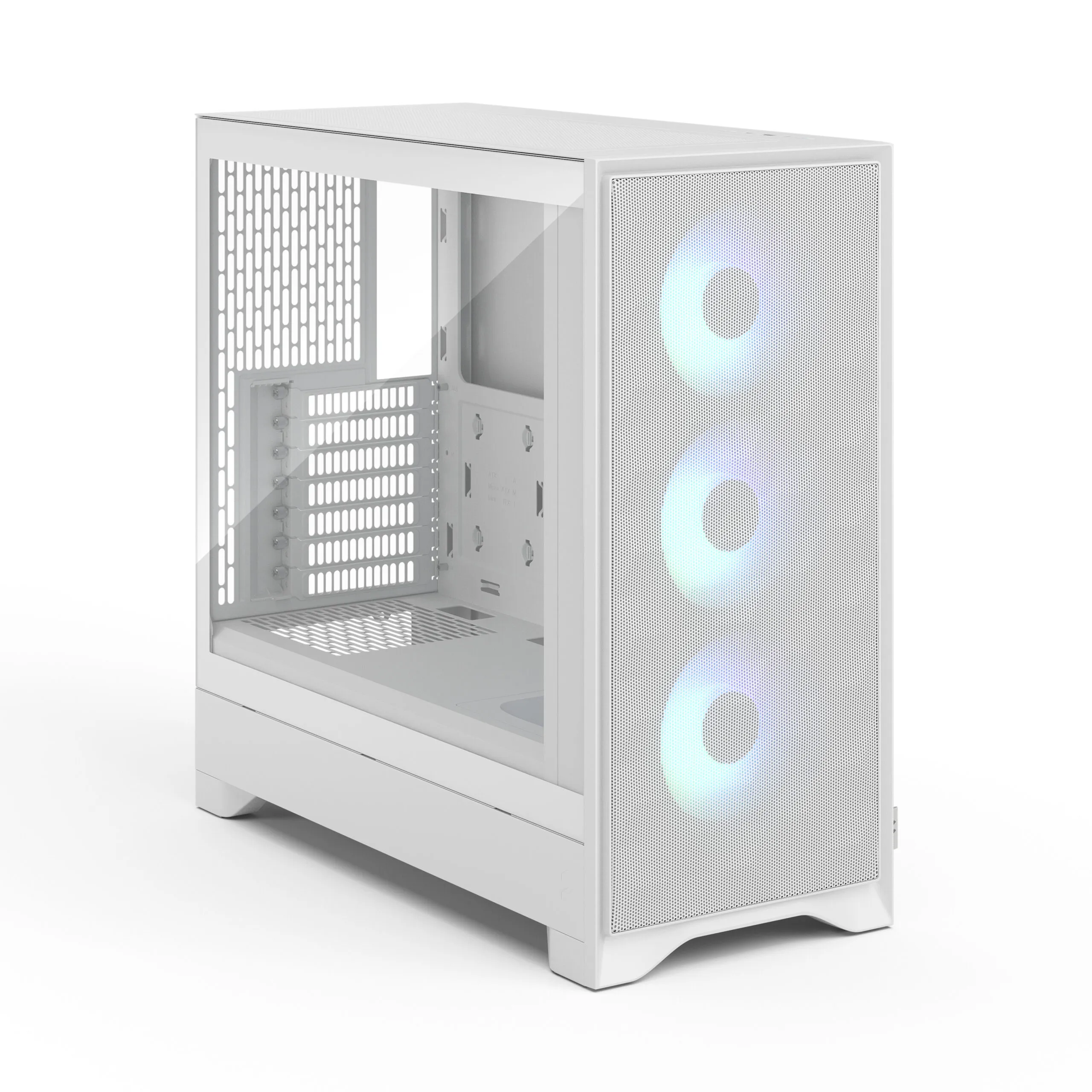 Fractal Design Pop 2 Air Midi-Tower Case with RGB lighting and window, White
