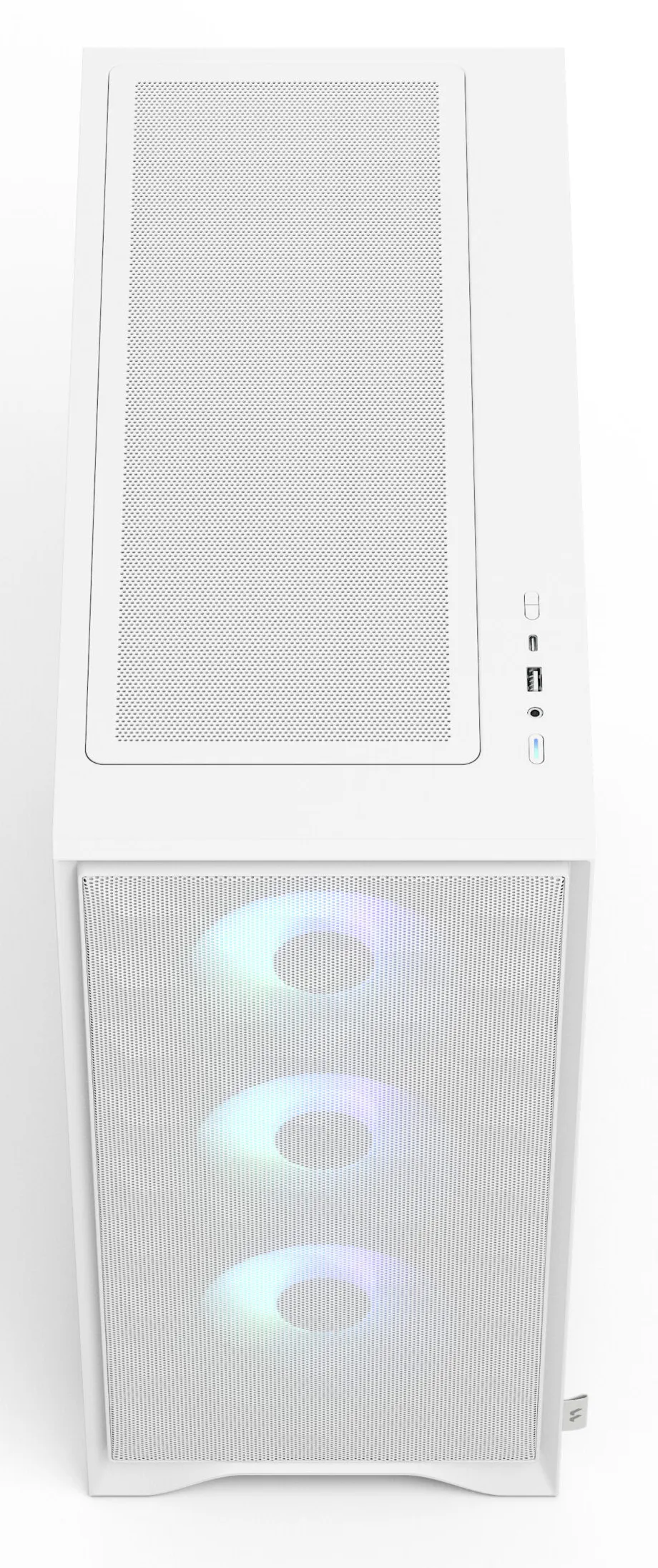 Fractal Design Pop 2 Air Midi-Tower Case with RGB lighting and window, White