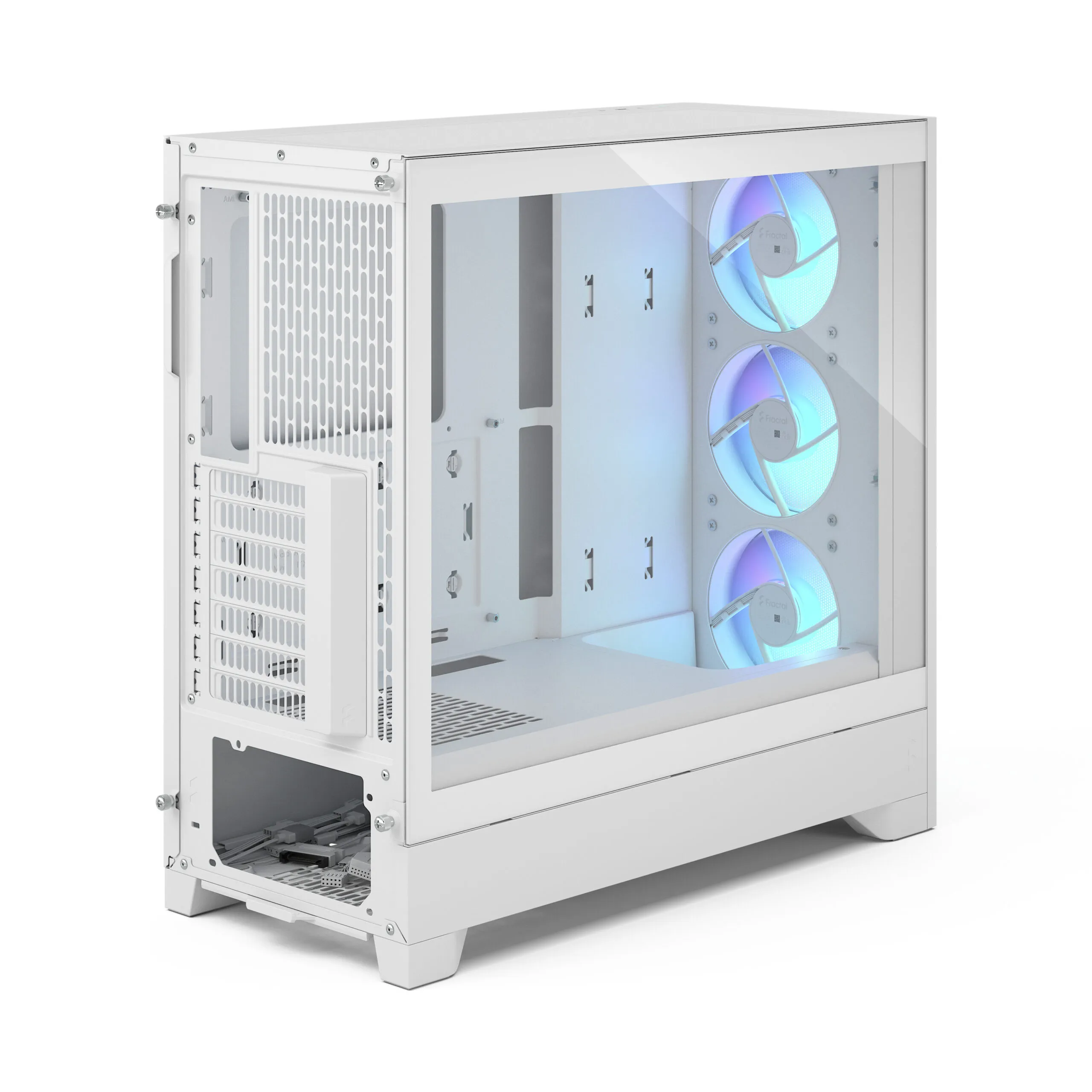 Fractal Design Pop 2 Air Midi-Tower Case with RGB lighting and window, White