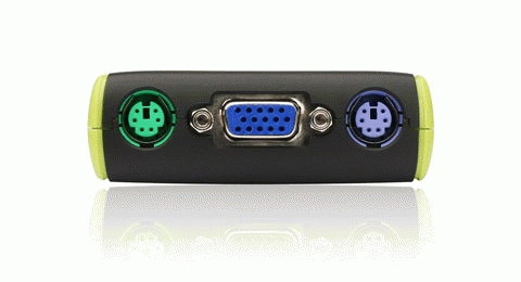 IO Gear 2 Port Compact PS/2 KVM Switch