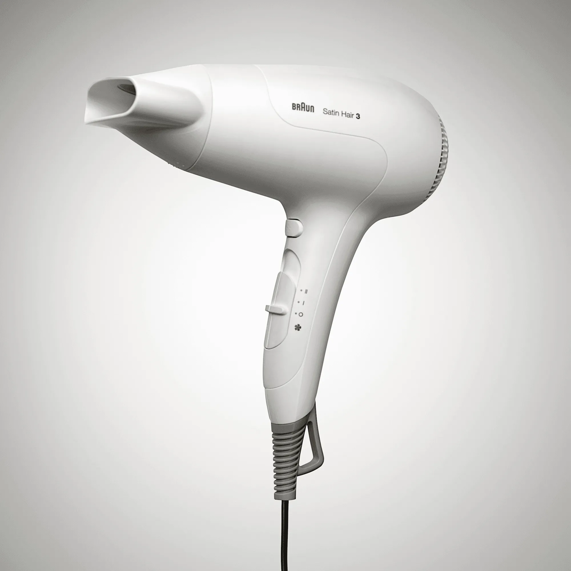 Braun Satin Hair 3 h&aring;rt&oslash;rrer 2000 W - hair dryer, White