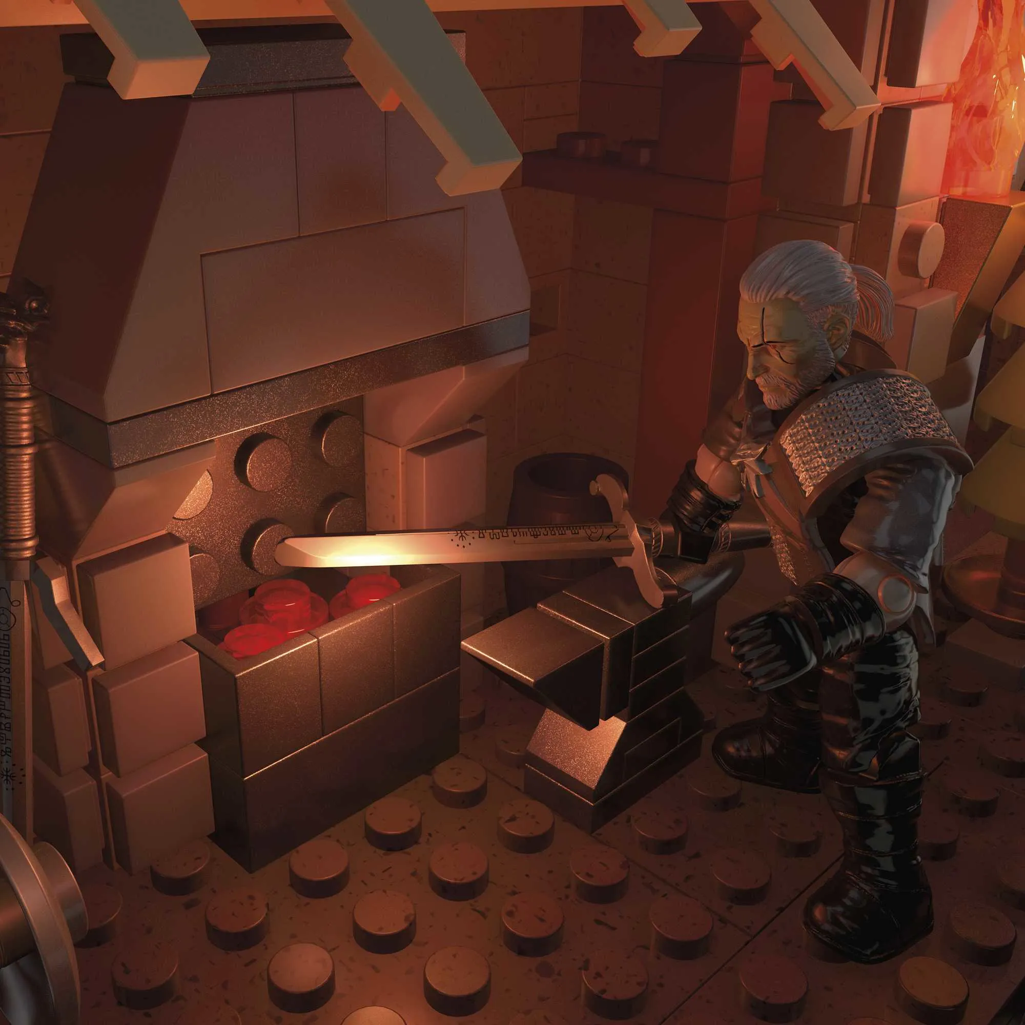 MEGA The Witcher - Geralt's Griffin Hunt Construction Toy
