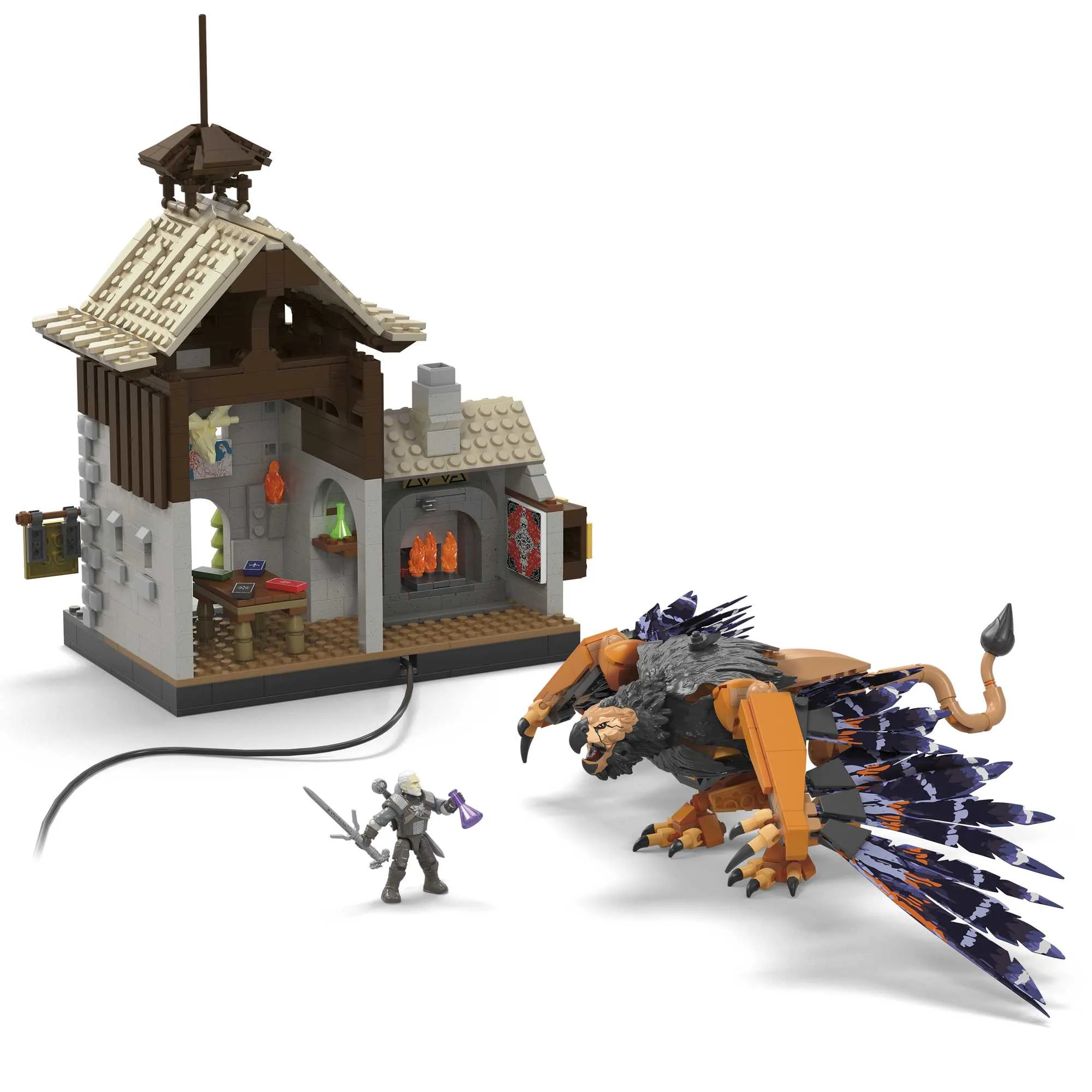 MEGA The Witcher - Geralt's Griffin Hunt Construction Toy