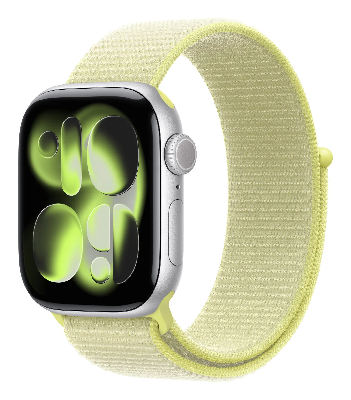 Apple Watch 42 mm -Sport Loop ‑ranneke, Neonkeltainen