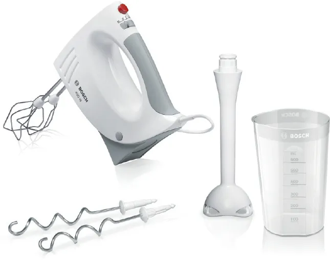 Bosch MFQ 3540 - elvisp, vit