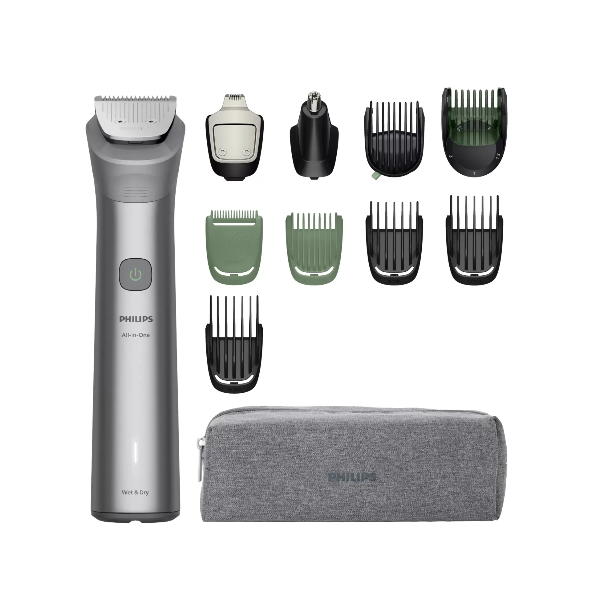 Philips All-in-One Trimmer 5000 Series MG5941/15 -trimmeri, vaaleanharmaa