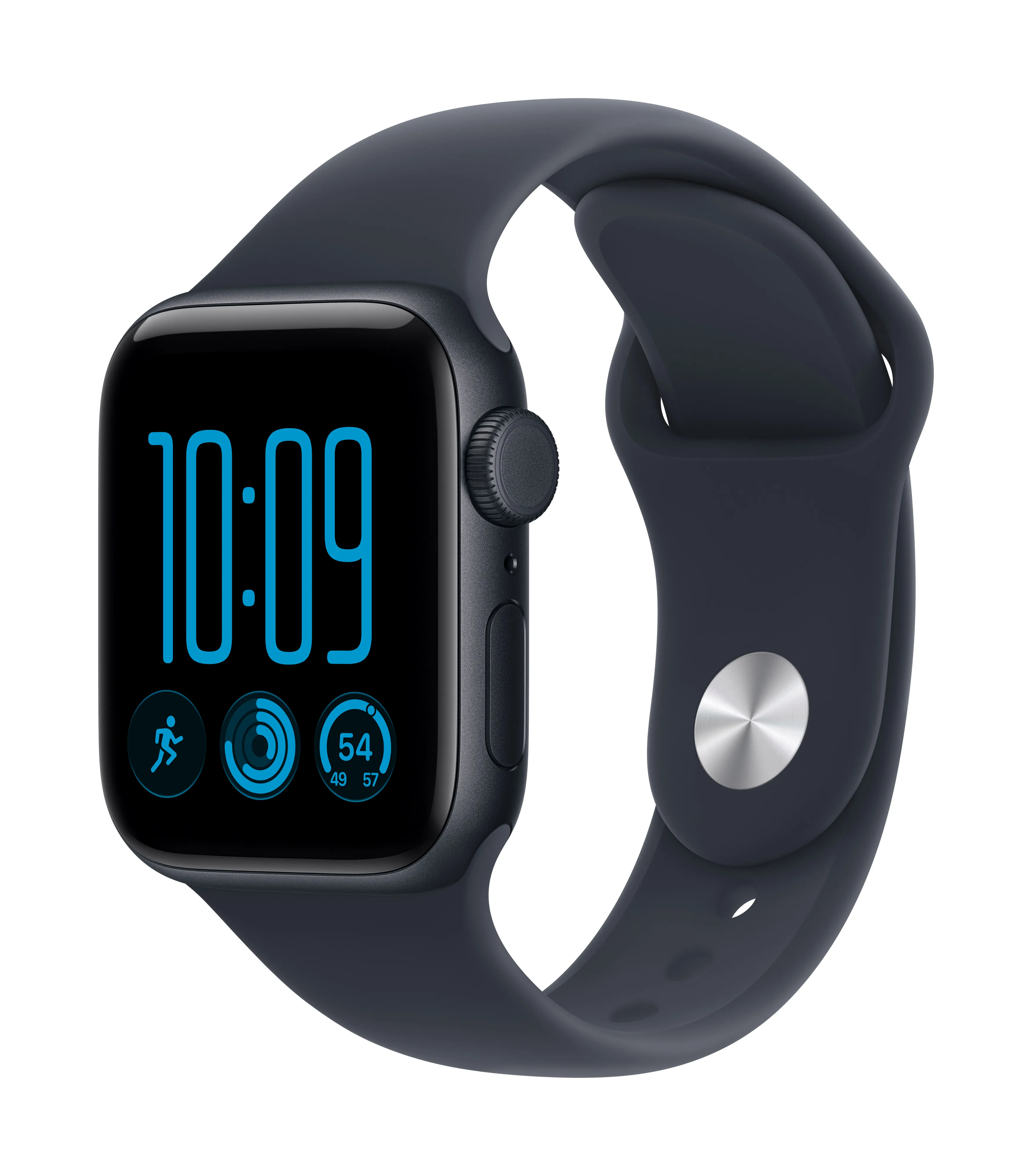 Apple Watch SE 3 (GPS + Cellular) 40 mm keskiy&ouml;nsininen alumiinikuori ja musteensininen urheiluranneke, S/M