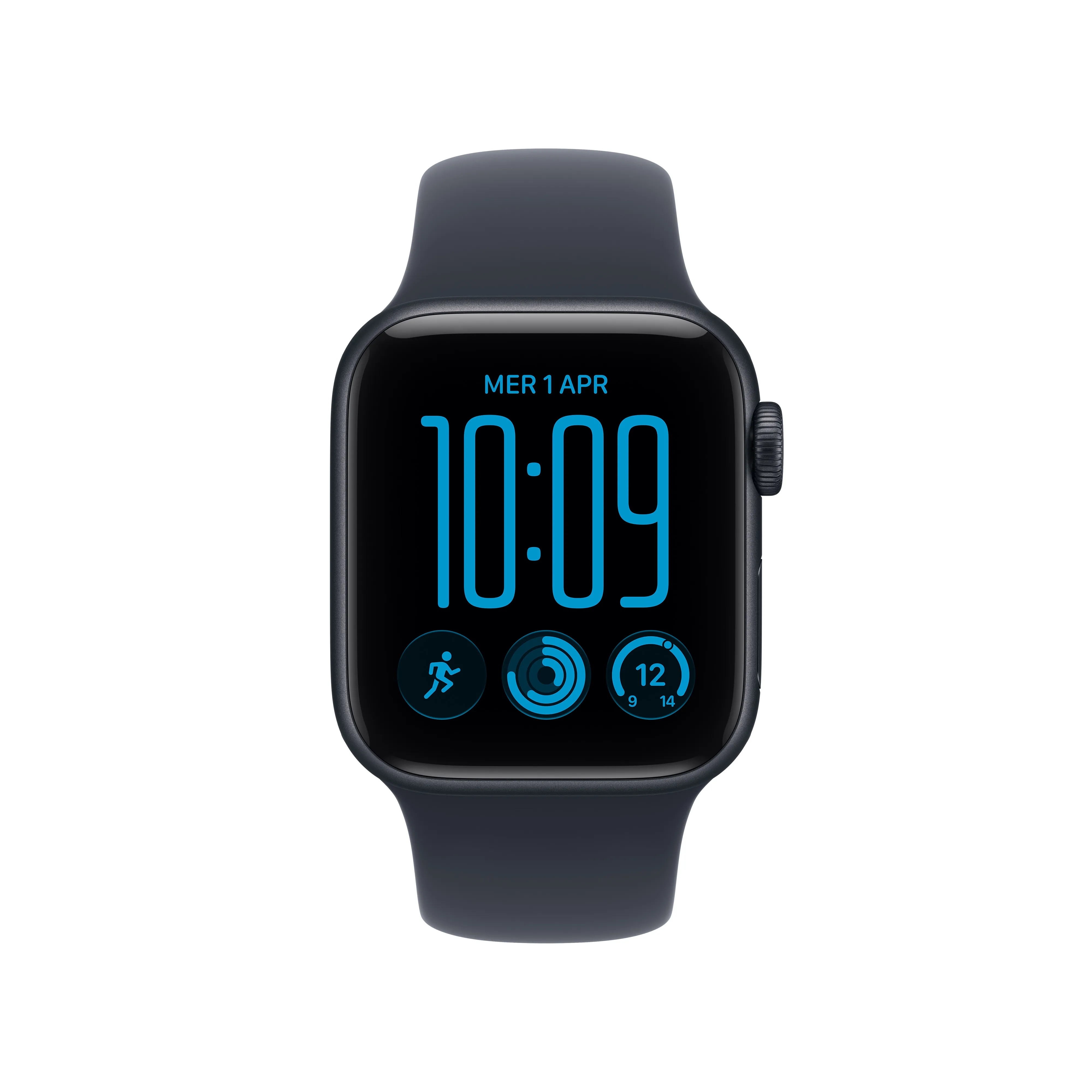 Apple Watch SE 3 (GPS + Cellular) 40 mm keskiy&ouml;nsininen alumiinikuori ja musteensininen urheiluranneke, S/M