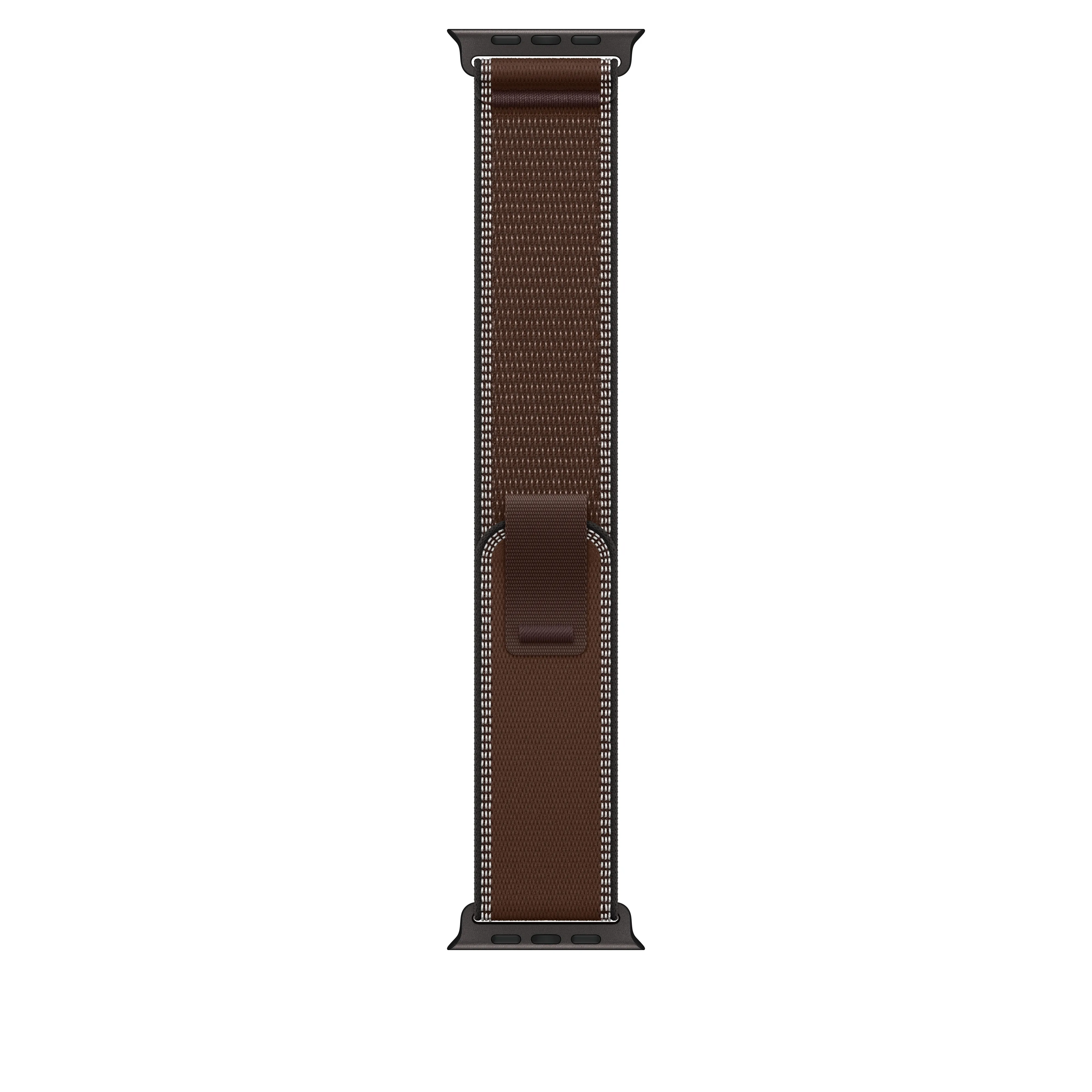 Apple Watch 49 mm -Trail-ranneke, tumma umbra, M/L, mustatitaani