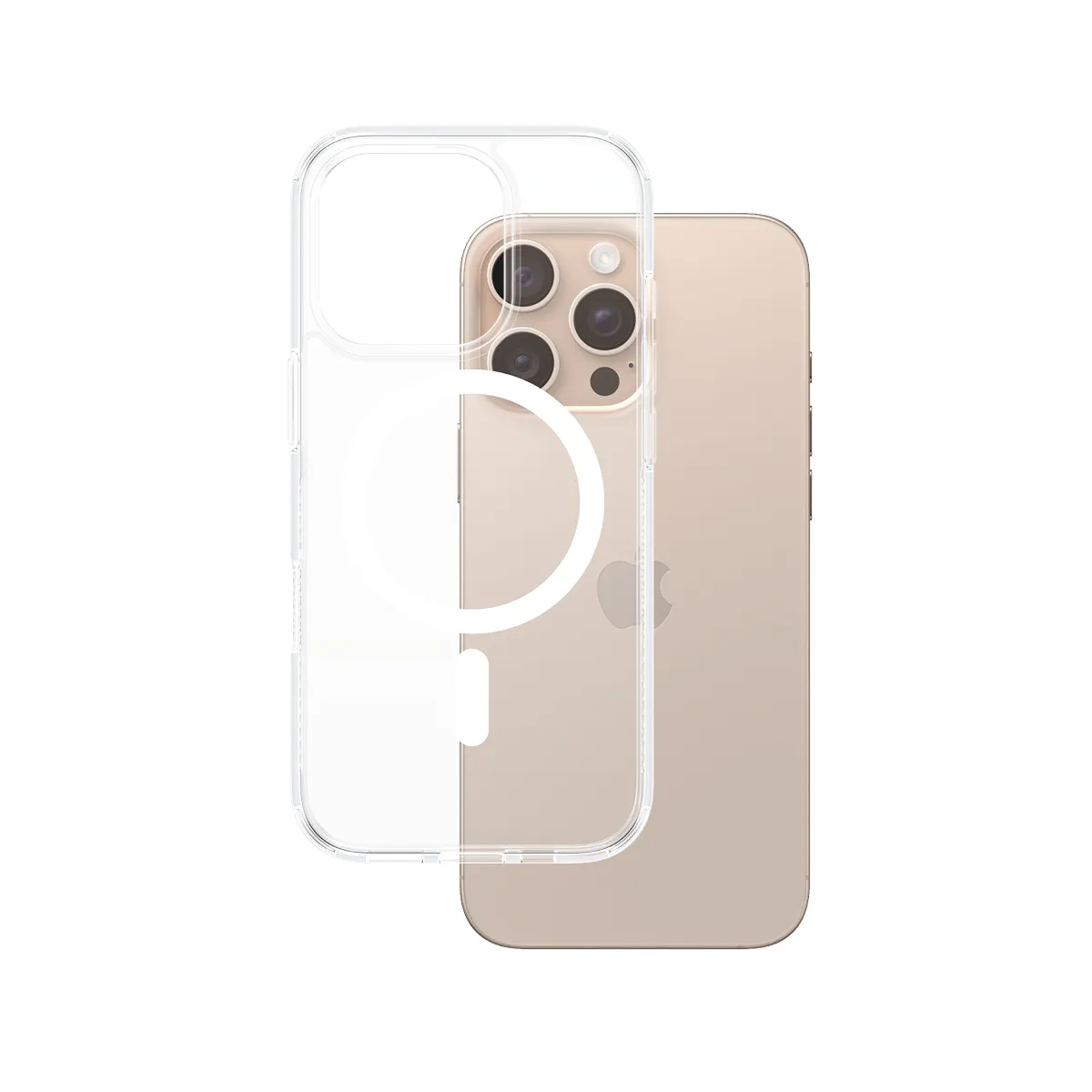 PanzerGlass iPhone 16 Pro HardCase MagSafe skal, Vit