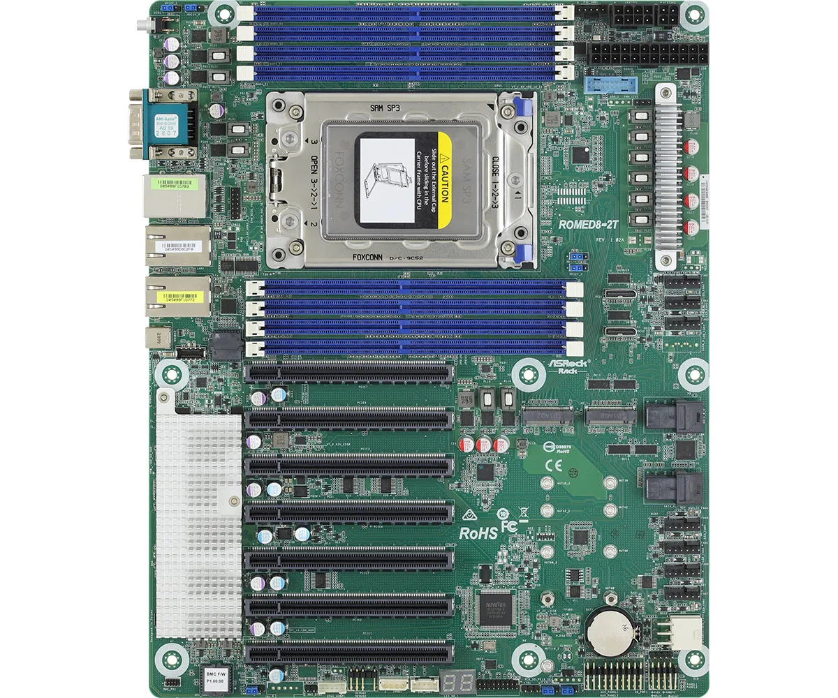 ASRock Rack ROMED8-2T SP3 ATX Motherboard