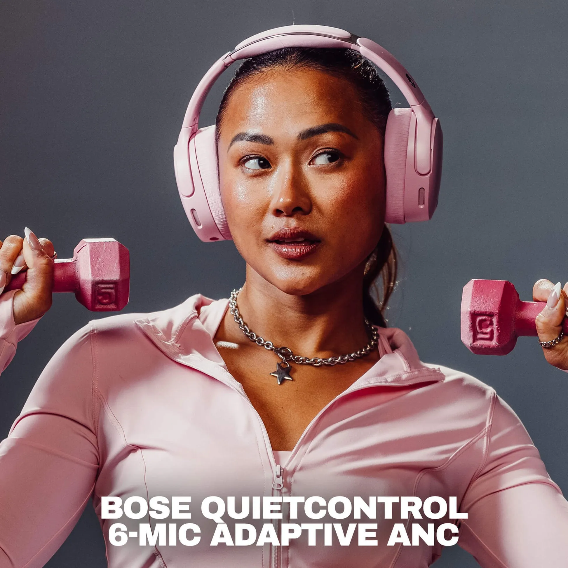 Skullcandy Crusher 1080 ANC -langattomat kuulokkeet, pinkki