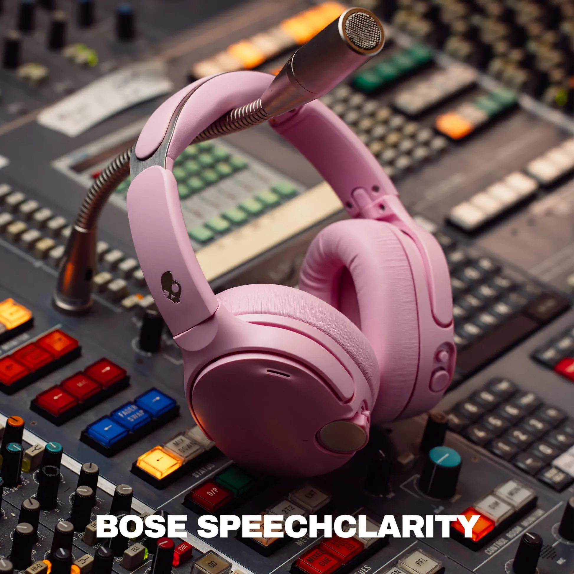 Skullcandy Crusher 1080 ANC -langattomat kuulokkeet, pinkki