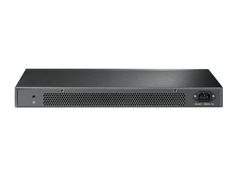 TP-LINK, nätverksswitch, 48-ports 10/100/1000Mbps, RJ45, metall, 19"