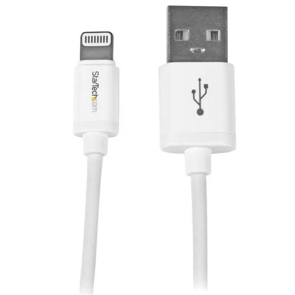 Startech USB-A - Lightning - cable, 1 m, White